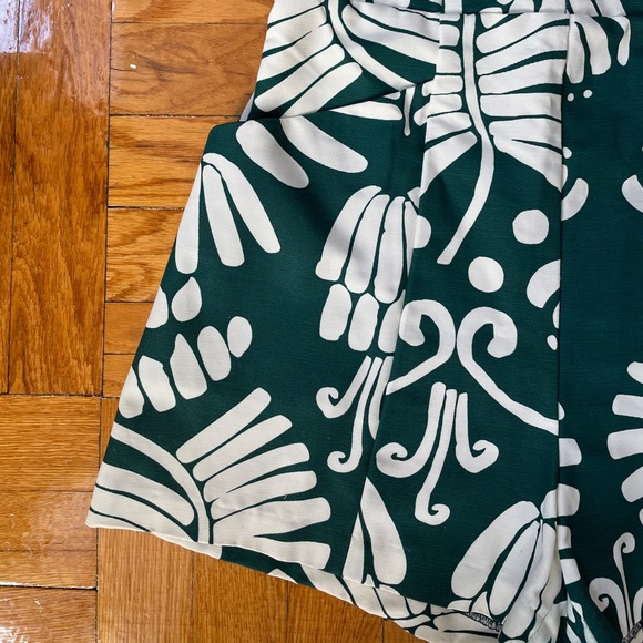 H&M Conscious Green Leaf Strapless Romper Size 6 - Picture 5 of 6